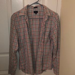 Medium slim j crew button up